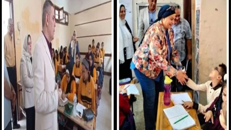 مدير ووكيل التعليم بالقليوبية يتابعان انتظام الدراسة بالخصوص والقناطر