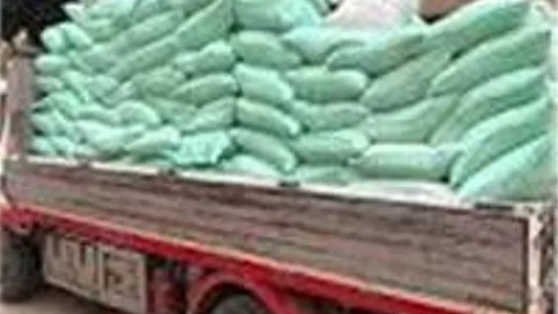 ضبط 14 طن و500 كيلو ارز شعير قبل بيعه بالسوق السوداء