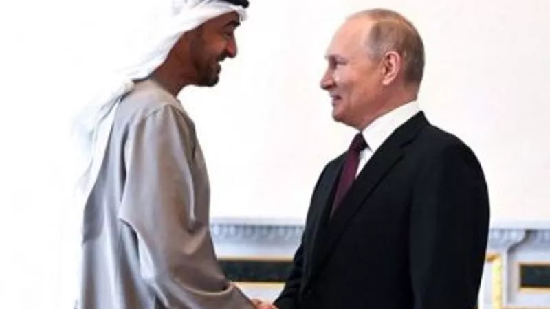 محمد بن زايد وبوتن يبحثان العلاقات الثنائية