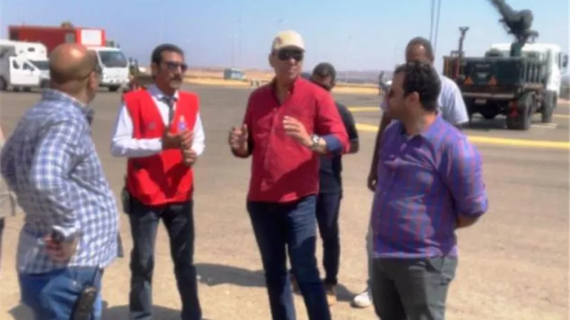 محافظ أسوان : يفاجئ مسئولى الجهات المختصة من الجاهزية لمواجهة السيول