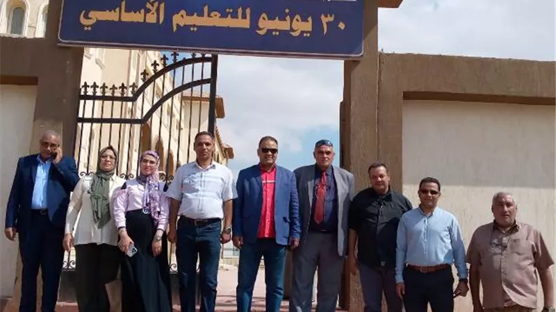 قيادات جهاز وتعليم بدر يعلنون عن تشغيل مدرسة فى سكن موظفى الدولة..صور