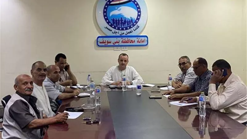 مستقبل وطن بنى سويف يبحث خطة التوعية بطرق الري والزراعة الحديثة