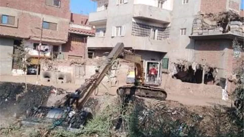 تشغيل مشروع الصرف الصحي بقرية بهنيا بالشرقية خلال شهر