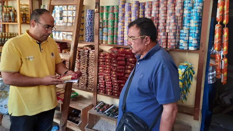 ضبط مخابز ومحلات مخالفة باجا بالدقهلية