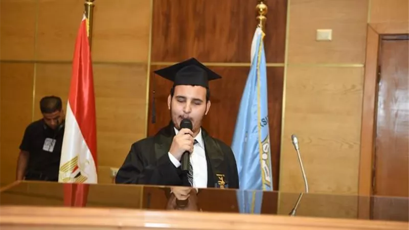 لأول مرة تعيين معيد من ذوي الإعاقة البصرية بجامعة سوهاج