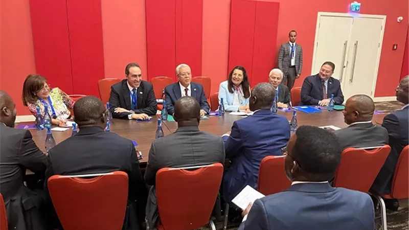 حنفي جبالي يلتقي رئيس الجمعية الوطنية بكوت ديڤوار