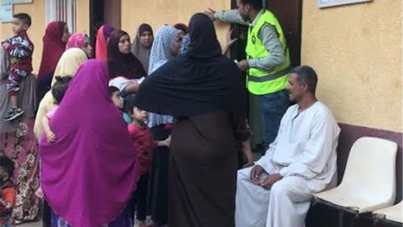 مستقبل وطن ينظم قافلة طبية بقرية بني حلة في سمسطا
