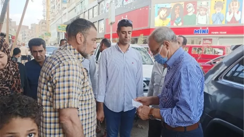 الهجان يتابع ازالة الإشغالات بالخصوص وشبرا الخيمة و رصف شارع فريد ندا