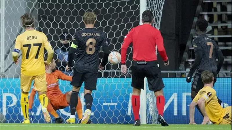 الدورى الأوروبى: آرسنال يحافظ على الصدارة بالفوز على بودو بهدف ساكا