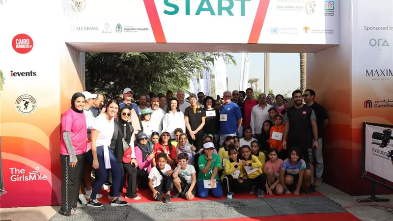 مايا مرسى تطلق ماراثون girls mile وتعلن تدشين تطبيق دوى