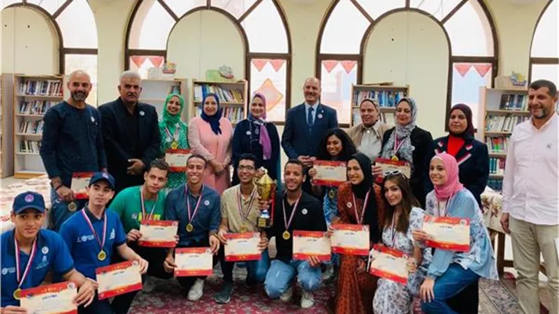 تكريم الفائزين في المسابقة القومية لمهارات التعليم الفني بالاسكندرية