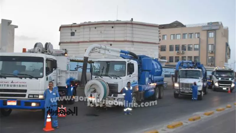 رفع حاله التأهب استعدادا لموسم الأمطار بمحافظة بمطروح