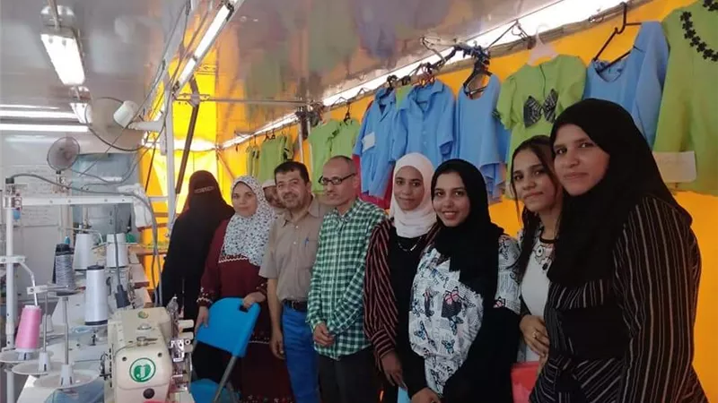 ختام الدورة التدريبية التفصيل والحياكة بالقوى العاملة بالبحرالأحمر