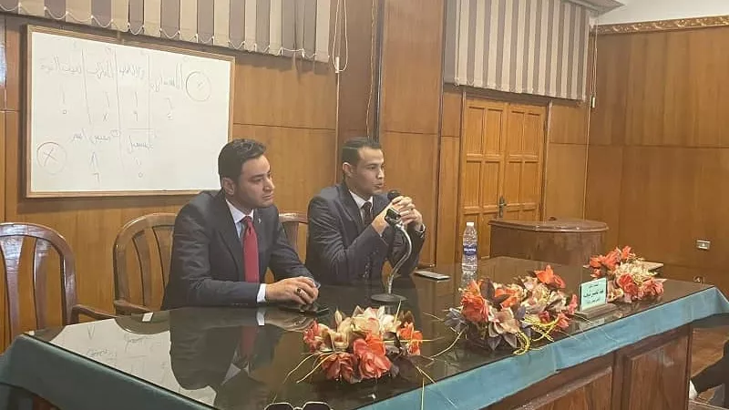 حقوق بني سويف تنظم محاضرة تعريفية بمسابقة المحاكمة الصورية
