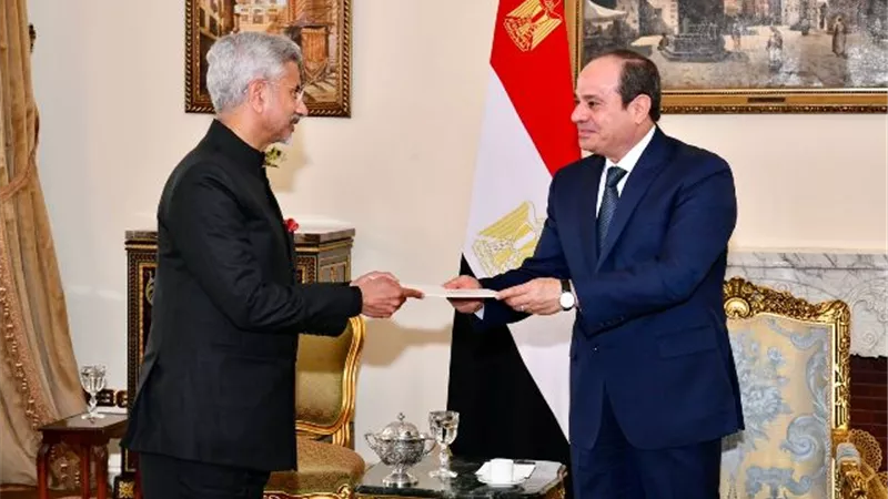 الرئيس السيسي لوزير خارجية الهند: مصر تتطلع لتبادل الخبرات في مجالات التنمية المستدامة