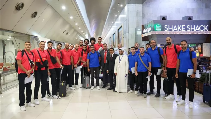 بعثة الأهلى تعود من الكويت بعد المشاركة فى البطولة العربية للسلة