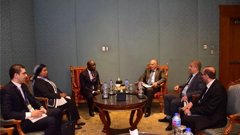 الدكتور سويلم يلتقى بوزراء الرى والمياه بدول السودان والسنغال ولبنان