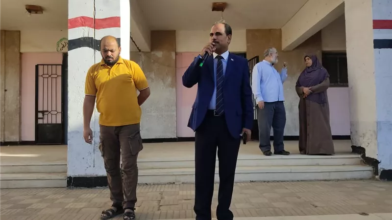 اخلاقنا الجميلة في طابور الصباح بعرب العليقات