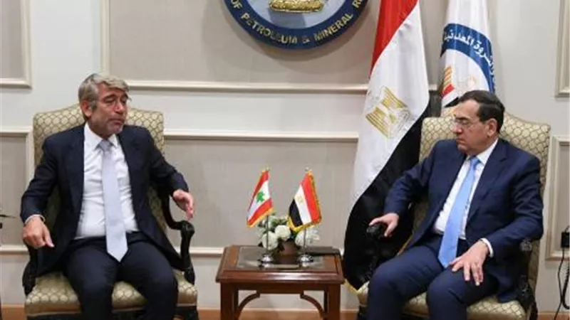 الملا يؤكد التزام مصر بضخ الغاز الطبيعي إلى لبنان