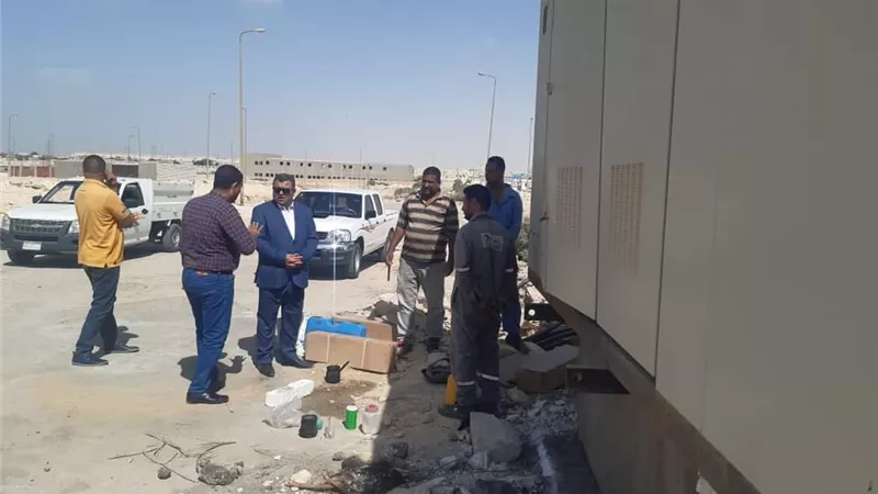 البدء فى توصيل المرافق للمنطقه الحرفيه بشرق النيل