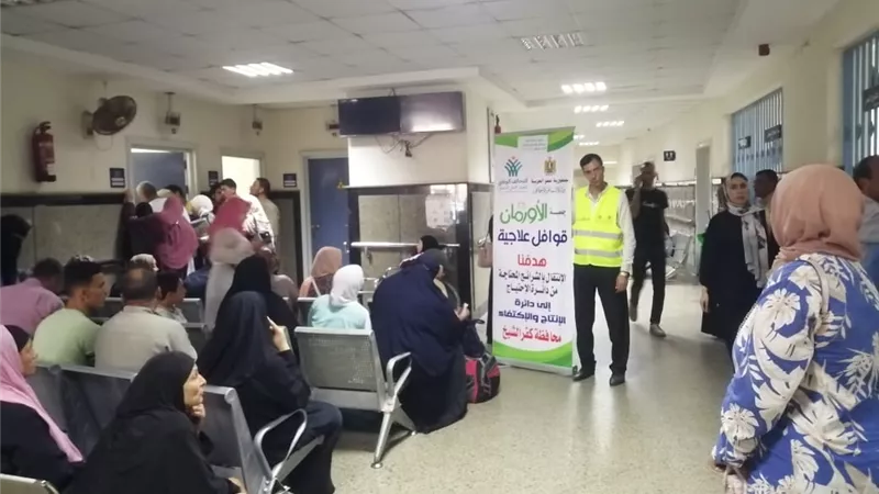 قافلة علاجية لأهالى قرى مركزى الحامول وقلين فى محافظة كفرالشيخ