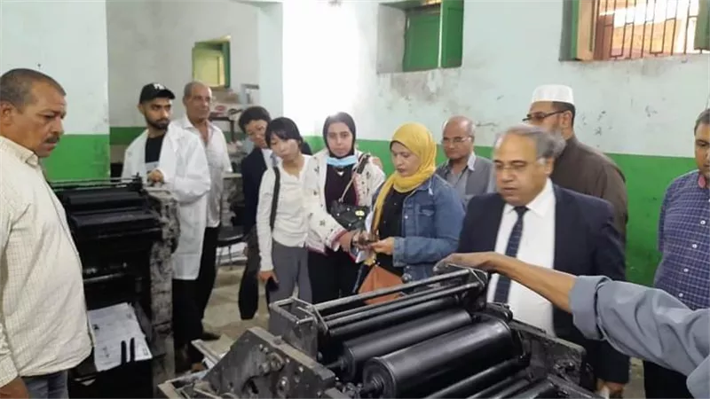 وفد كوري جنوبي يزور مركزي التدريب المهني وحي الكوثر بسوهاج ..صور