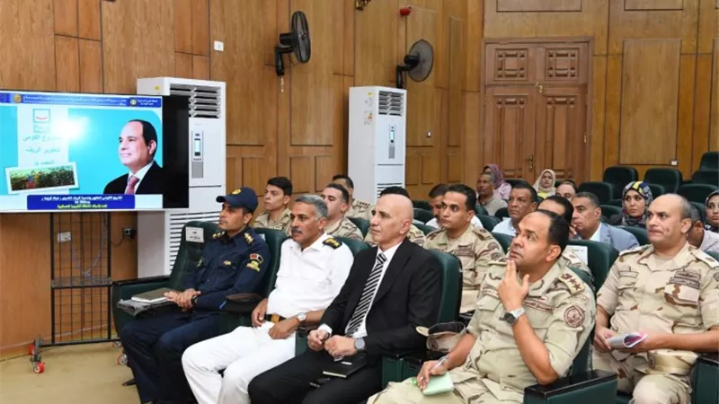 محافظ قنا يترأس الاجتماع الدورى لمتابعة مشروعات حياة كريمة