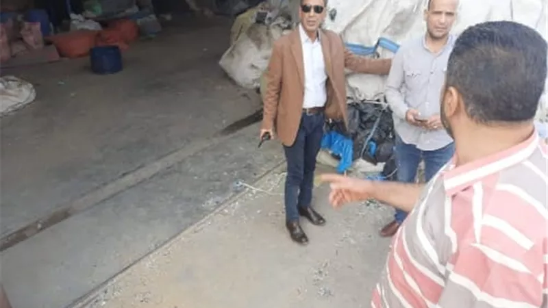 إزالة ٦ حالات بناء مخالف وتعديات في حملة مكبرة بغرب شبرا الخيمة..صور