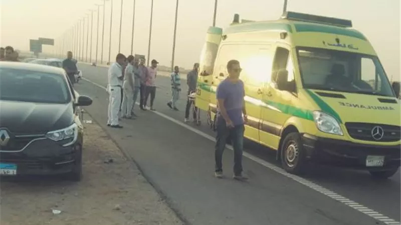 تفاصيل مصرع طبيب واصابة أخر بحادث تصادم فى مدينة بدر..بالصور والأسماء