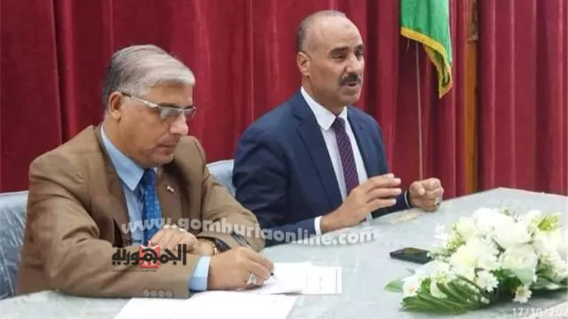 الفولى وسعد يجتمعان بمديرى الادارات لمناقشة أبرز الملاجظات للمتابعة