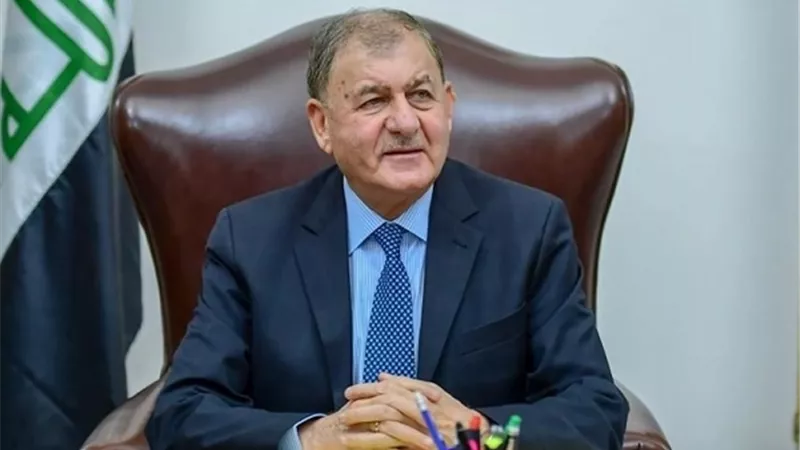 الرئيس العراقي يؤكد على تعزيز العلاقات الثنائية مع الأردن