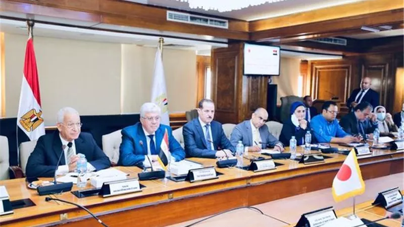 عاشور يرأس إجتماع لجنة برنامج المبادرة المصرية اليابانية للتعليم