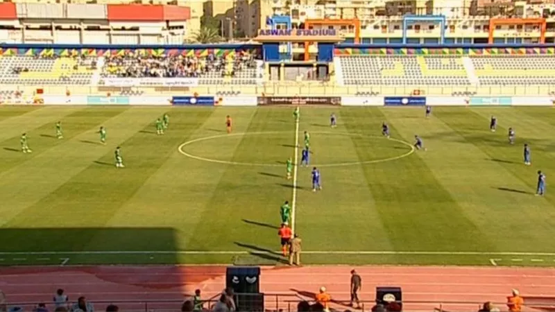 شوط أول سلبى بين أسوان والاتحاد السكندري فى افتتاح الدورى