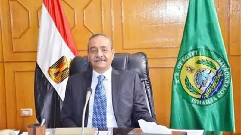 محافظ الاسماعيلية يفتتح محطة مياة 