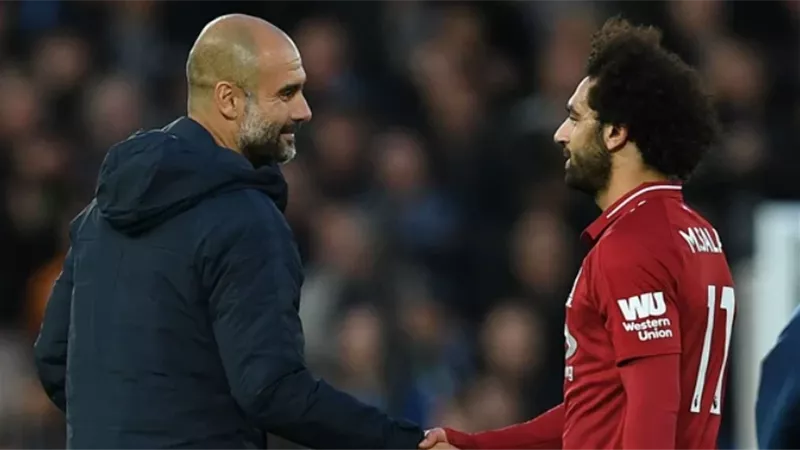 ماذا قال جوارديولا لـ محمد صلاح عقب انتهاء مباراة ليفربول والسيتى؟