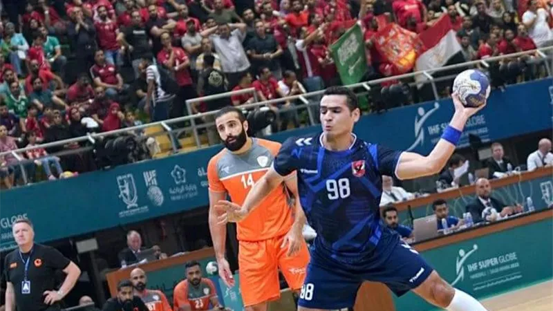رجال يد الأهلي.. كاستيلو: قدمنا مباراة كبيرة أمام مضر السعودي