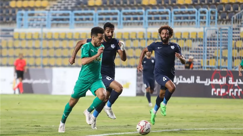 هدف مصطفى فتحى فى شباك إنبى يمنح بيراميدز الأفضلية فى الشوط الأول