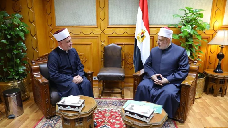 وكيل الأزهر يستقبل مفتي البوسنة والهرسك لبحث التعاون المشترك