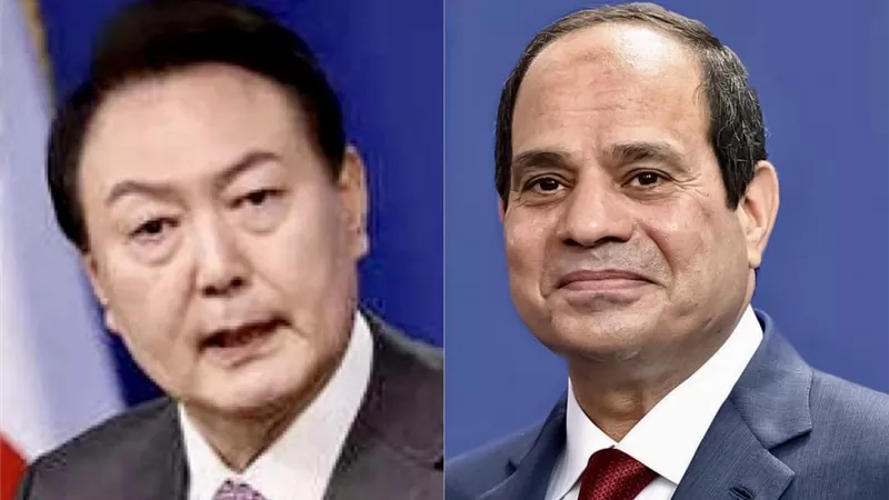 الرئيس السيسى يتلقى اتصالا هاتفيا من رئيس جمهورية كوريا الجنوبية