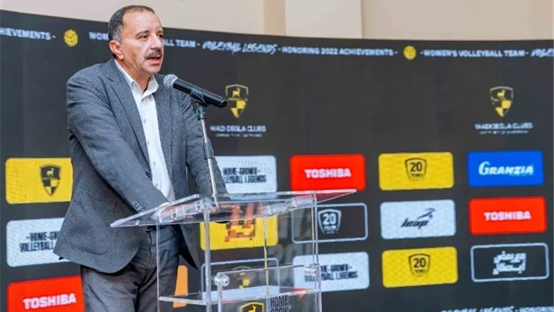 تكريم فريق الكرة الطائرة للسيدات على الفوز بالبطولة الأفريقية