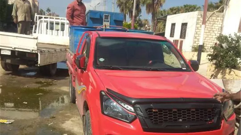 ضبط سيارة محملة ب 9000 وحدة زريعة طوبار بكفر الشيخ