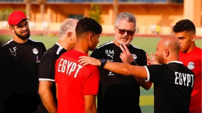 المنتخب الأولمبى يختتم تدريباته قبل السفر لإسواتيني