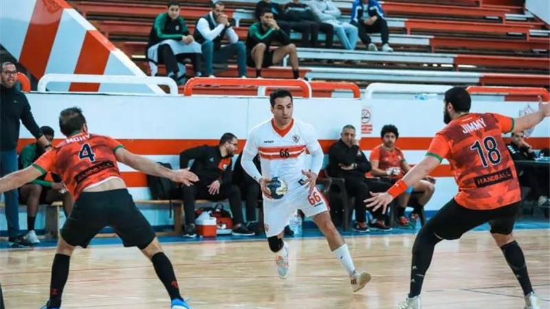 سبورتنج يهزم الزمالك 33/27 فى دوري كرة اليد