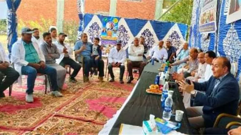 بيطرى الشرقية يُنظم قافلة طبية شاملة بالمجان بكفرأيوب