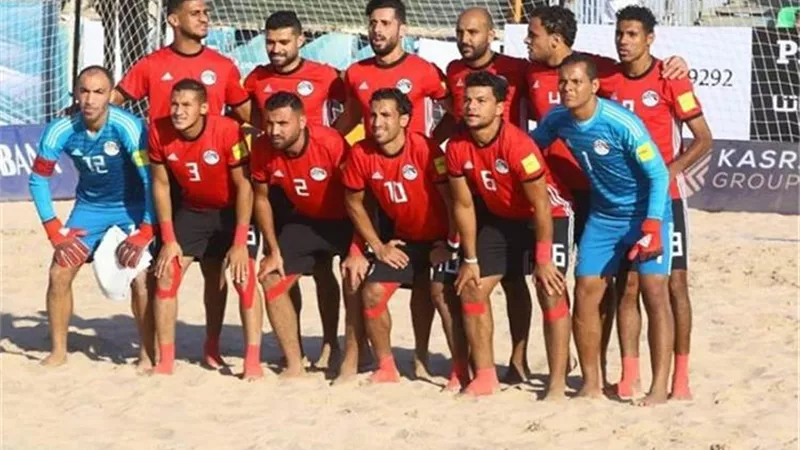 مسحة طبية لمنتخب الشاطئية قبل مواجهة مدغشقر غدا