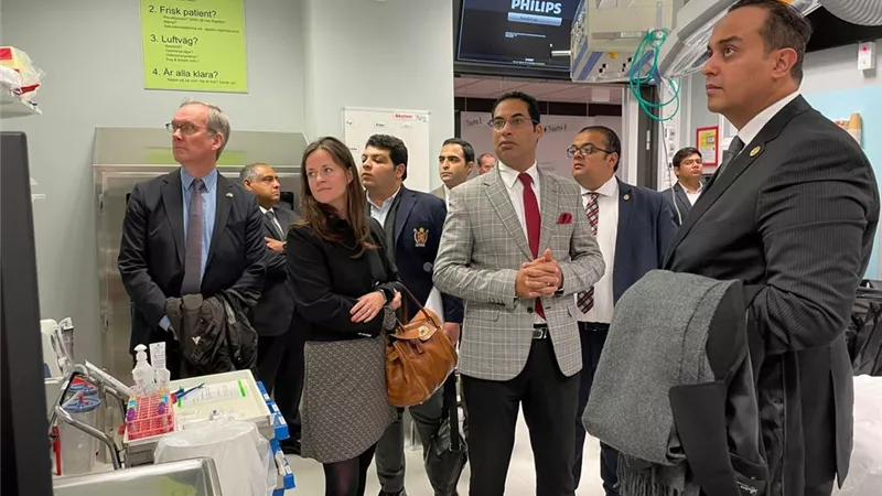 أبرز نتائج زيارة رئيس هيئةالرعاية الصحيةوالوفد المرافق له إلى السويد
