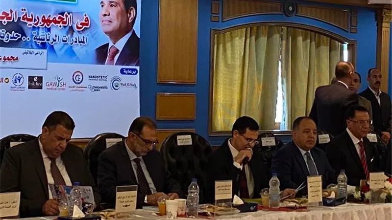 الشحات: المبادرات الرئاسية نجحت فى تغطية كل فئات المجتمع ووفرت قاعدة بيانات صحية للمواطنين