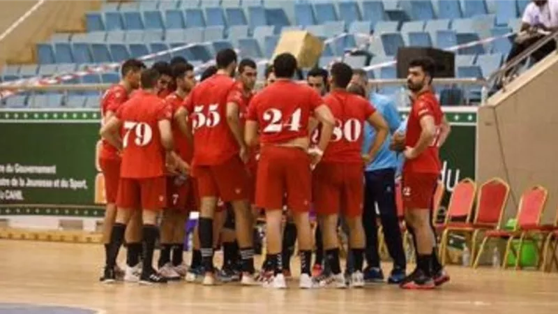 الأهلى يتأخر أمام ماجدبيرج الألمانى 18 / 17 بالشوط الأول