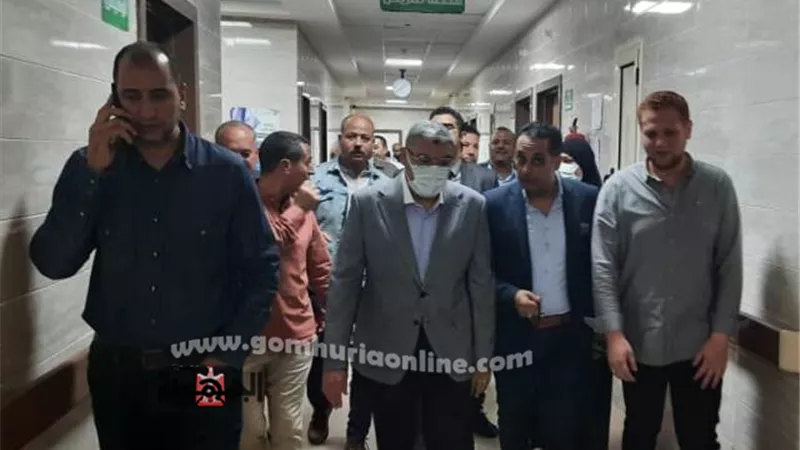 محافظ المنيا يتفقد أعمال انشاء مستشفي مطاي المركزي
