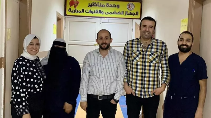 اجراء16حالة منظار تشخيصي وقولون وربط دوالي فى الزقازيق